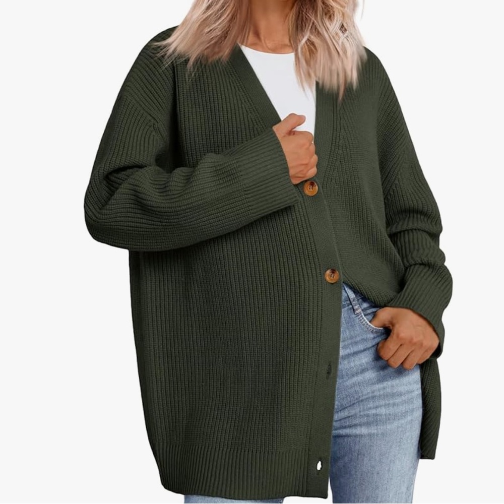 Elegant Olive Cardigan for Women